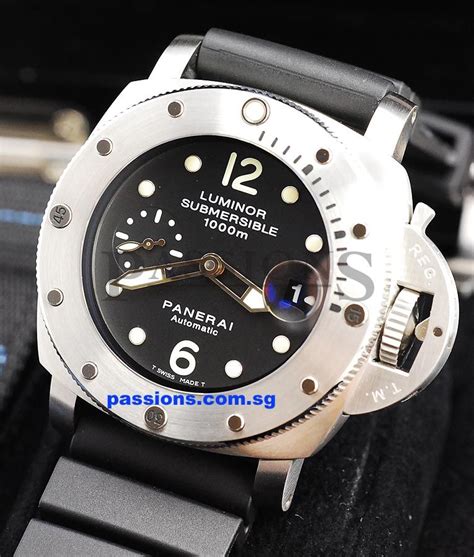 panerai submersible 1000m|pre owned panerai submersible.